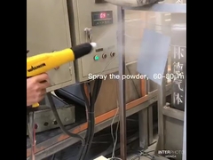 como pulverizar revestimento em pó de cromo