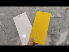 Revestimento em pó amarelo de poliéster epoxi fácil de limpar para aparelhos e decorações