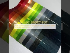 Revestimento em pó texturizado de alta resistência a riscos com 1000 horas de umidade com Qualicoat