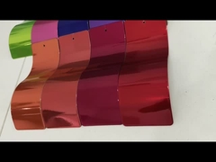 Tinta em pó de poliéster com efeito cromado de dupla camada para revestimento de metal