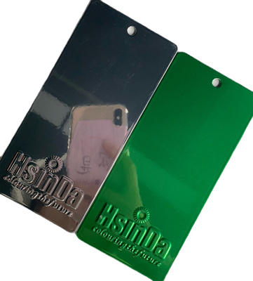 do verde seco super do chapeamento de Chrome da cor da ilusão pintura à pistola eletrostática do revestimento do pó