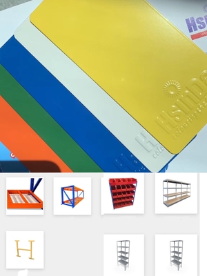 Revestimento de pintura em pó de pulverização eletrostática de várias cores para prateleiras metálicas