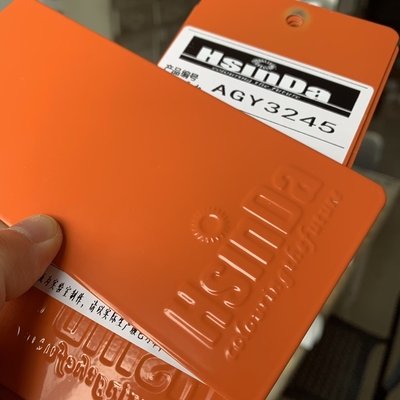 Revestimento em pó eletrostático de cor laranja de poliéster epoxi para estante de armazenamento