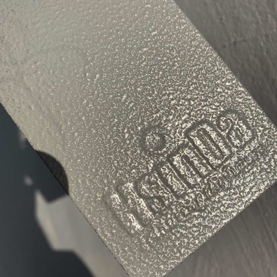RAL9006 revestimento em pó de poliéster com textura de rugas de prata metálica de alumínio