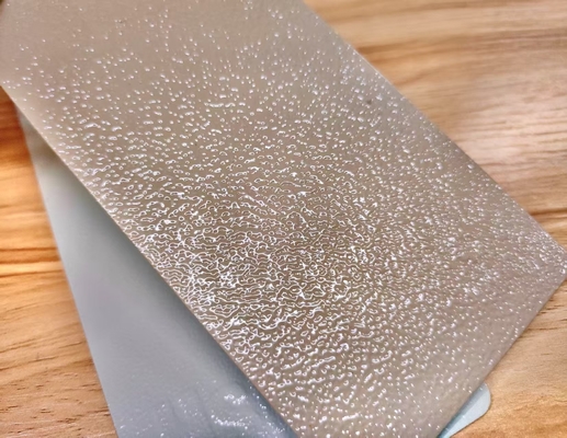 Revestimento em pó castanho resistente a rugas químicas para decorações metálicas externas