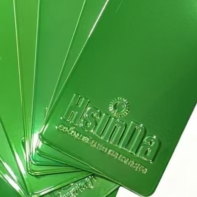 Revestimento em pó verde para decoração de alta luminosidade