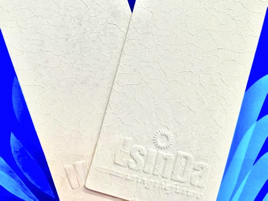 Comércio por atacado Texturas de crocodilo Revestimento em pó branco para decoração interior