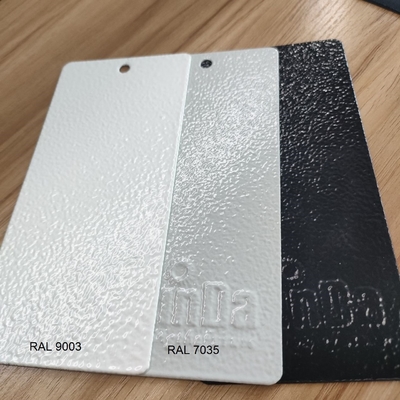 Textura resistente à corrosão e rugas RAL9003 Revestimento em pó de poliéster epoxi branco para exterior Spray de tinta para cadeiras de parque