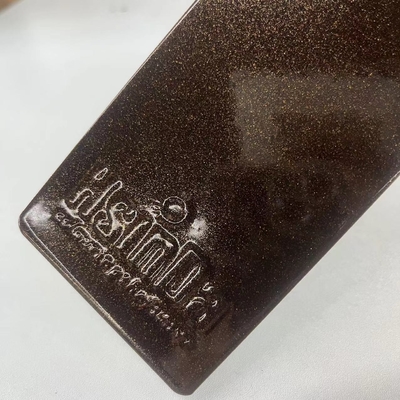 Ral 8014 Brown Sparking Metallic Powder Coating Paint Spray Varnish para aparelhos de aço