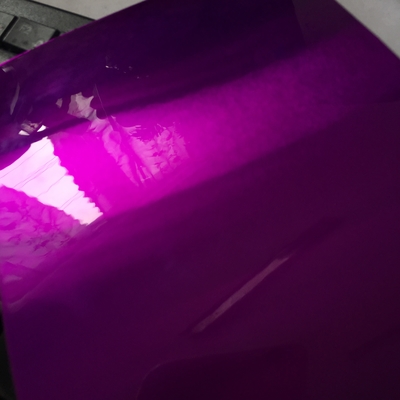 Candy Purple Chrome Effect Electrostatic Powder Coating Spray Paint para aço Principalmente poliéster