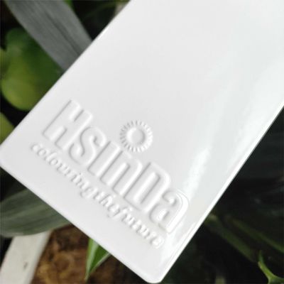 Revestimento em pó de poliéster de alto brilho RAL 9003 Branco Sinal UV e Resistente às Intempéries para Sinalização Rodoviária