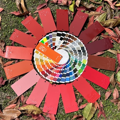 Revestimento em pó de poliéster epóxi com cores personalizadas, matérias-primas Dupont, cura a 180°C para aplicações internas