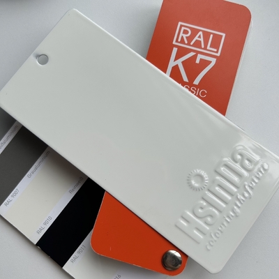 RAL 9010 Tinta de revestimento em pó eletrostático puro branco liso e brilhante para chapas metálicas
