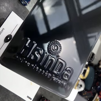 Revestimento em pó termo-resistente de poliéster epoxi Superfície lisa Efeito espelho negro