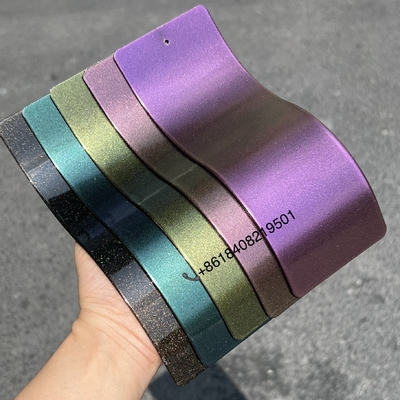 Revestimentos em pó termoendurecíveis especiais metalizados, bonderizados, Bronze Cromado, Micáceo Cintilante, Fluorescente, Perolado, Tinta Transparente