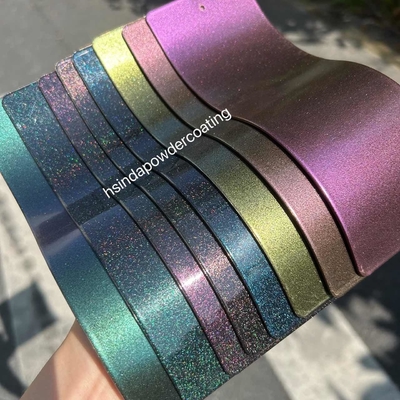 Tinta Spray Metálica Eletrostática com Efeito Ilusão Transparente Glitter Colorido