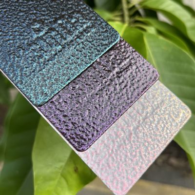 Revestimento em pó de textura de martelo de mudança de cor para superfície de metal com brilho personalizado